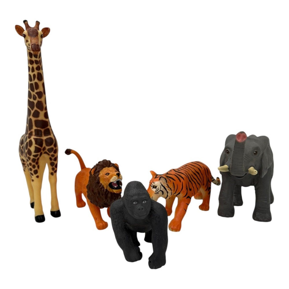 Learning Resources Safari Animal Figurine Lot of 5 Jumbo Animals
